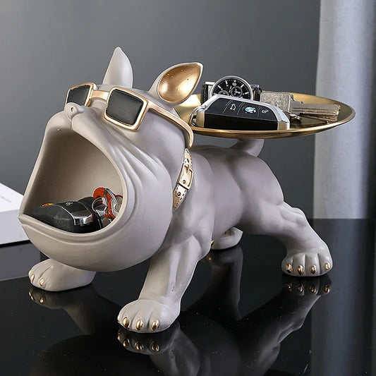 30cm Home Decor Bulldog Sculpture